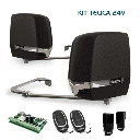 KIT TELICA-24V MOTORLINE KIT MOTOR ARTICULADO TELICA 24V PUERTAS BATIENTES HASTA 2,5m 2 HOJAS KIT TELICA-24V