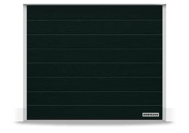 HORMANN PUERTA DE GARAJE SECCIONAL LPU-42 ANCHO X ALTO WOODGRAIN ACANALADO M INCLUIDO MOTORIZACIÓN