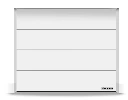 Hormann Puerta de Garaje Seccional Renomatic Acababo Planar [ancho]mm x [alto]mm, acanalado L, [color] Automatismo Prolift con 2 emisores incluidos En Stock